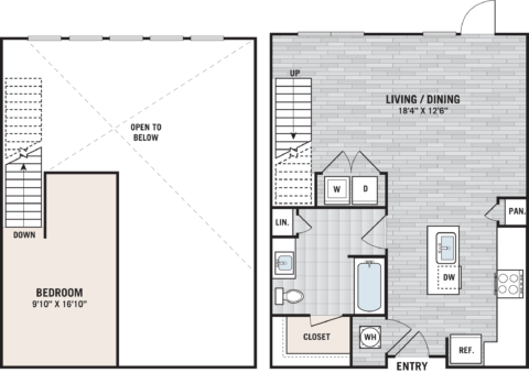 A1J + Loft Floorplan